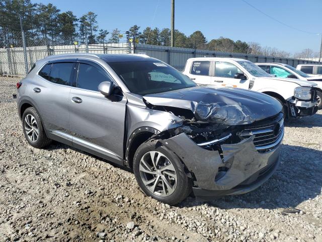 LRBFZNR4XMD190826 - 2021 BUICK ENVISION ESSENCE Մոխրագույն լուսանկար 4