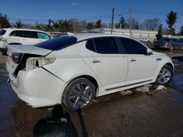 KNAGM4AD9F5082380 - 2015 KIA OPTIMA HYBRID WHITE photo 3