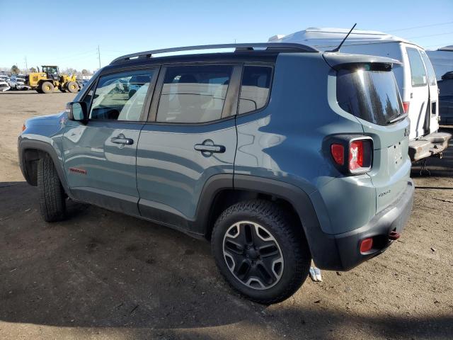 ZACCJBCT0FPB69294 - 2015 JEEP RENEGADE TRAILHAWK GRAY photo 2