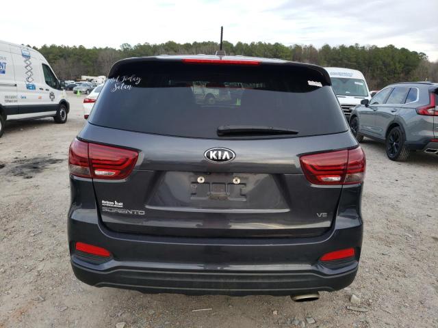 5XYPG4A59KG485439 - 2019 KIA SORENTO LX BLACK photo 6