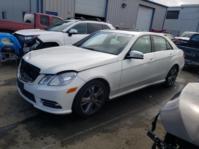 WDDHF5KB4CA569838 - 2012 MERCEDES-BENZ E 350 WHITE photo 1