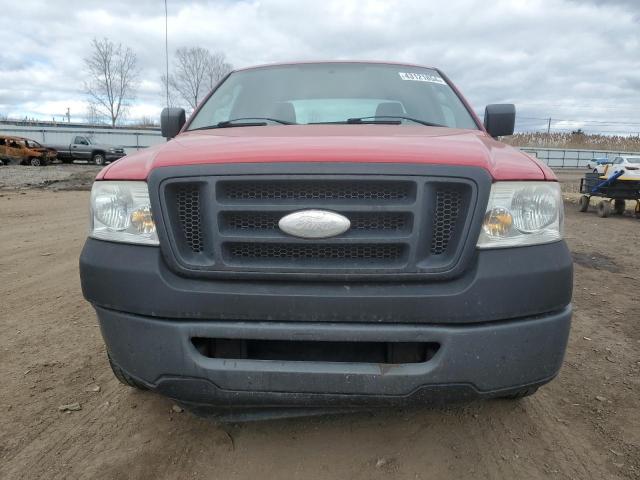 1FTRX12W87FB83567 - 2007 FORD F150 RED photo 5