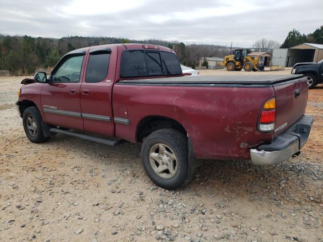 5TBRN34131S170132 - 2001 TOYOTA TUNDRA ACCESS CAB SR5 RED photo 2