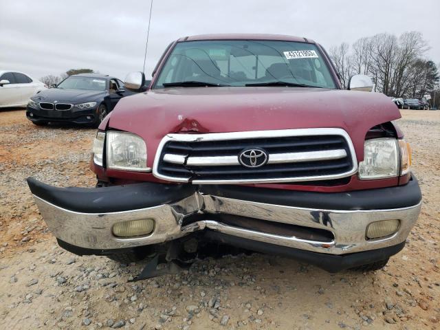 5TBRN34131S170132 - 2001 TOYOTA TUNDRA ACCESS CAB SR5 RED photo 5