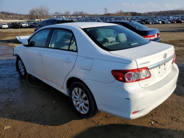2T1BU4EE7CC774071 - 2012 TOYOTA COROLLA BASE WHITE photo 2