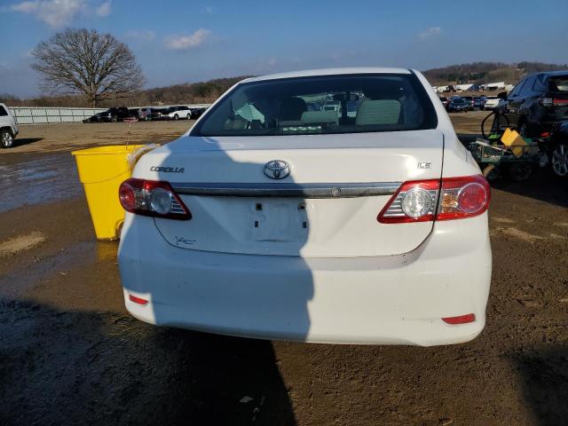 2T1BU4EE7CC774071 - 2012 TOYOTA COROLLA BASE WHITE photo 6
