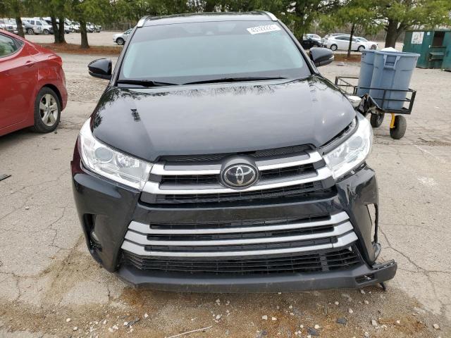 5TDJZRFH9KS574804 - 2019 TOYOTA HIGHLANDER SE BLACK photo 5