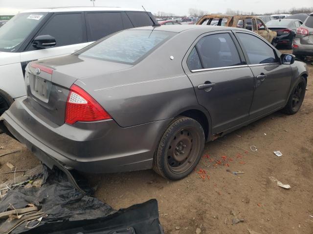 3FAHP0HA6AR423880 - 2010 FORD FUSION SE GRAY photo 3