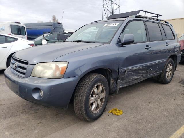 JTEHP21A370209014 - 2007 TOYOTA HIGHLANDER SPORT BLUE photo 1