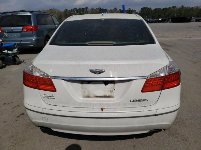 KMHGC4DE9AU076048 - 2010 HYUNDAI GENESIS 3.8L WHITE photo 6