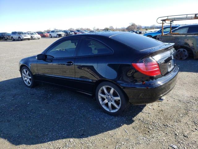 WDBRN64J43A478546 - 2003 MERCEDES-BENZ C 320 SPORT COUPE BLACK photo 2