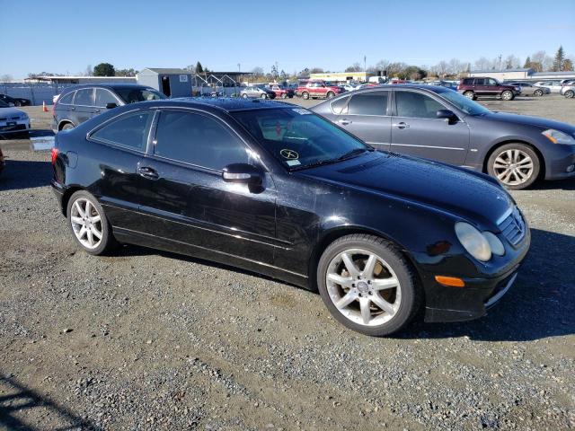 WDBRN64J43A478546 - 2003 MERCEDES-BENZ C 320 SPORT COUPE BLACK photo 4