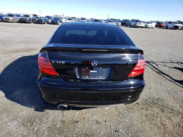 WDBRN64J43A478546 - 2003 MERCEDES-BENZ C 320 SPORT COUPE BLACK photo 6