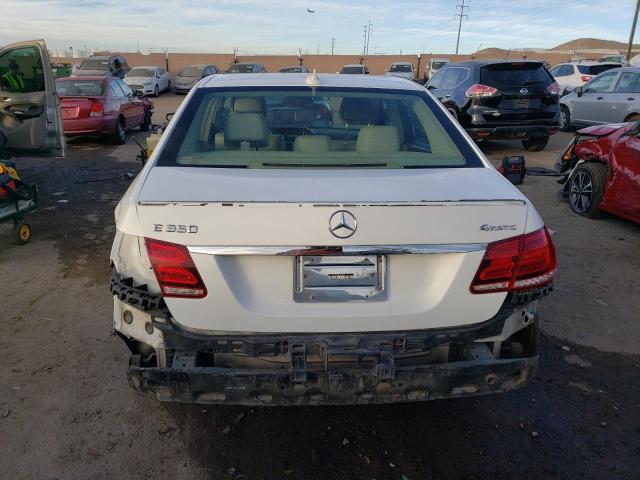 WDDHF8JB1FB156566 - 2015 MERCEDES-BENZ E 350 4MATIC WHITE photo 6