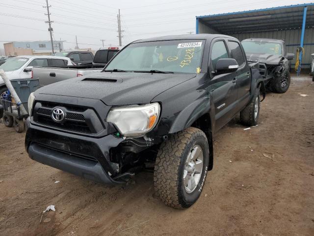 3TMLU4EN5DM124281 - 2013 TOYOTA TACOMA DOUBLE CAB BLACK photo 1