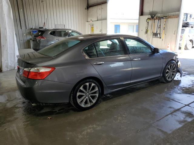 1HGCR2F5XFA135640 - 2015 HONDA ACCORD SPORT GRAY photo 3