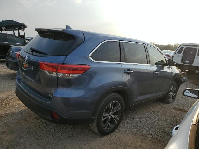 5TDZZRFH1KS357668 - 2019 TOYOTA HIGHLANDER LE BLUE photo 3