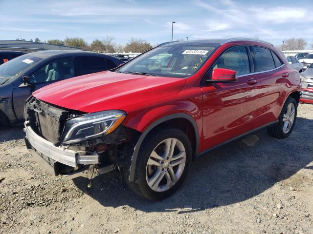 WDCTG4GB4HJ342476 - 2017 MERCEDES-BENZ GLA 250 4MATIC RED photo 1