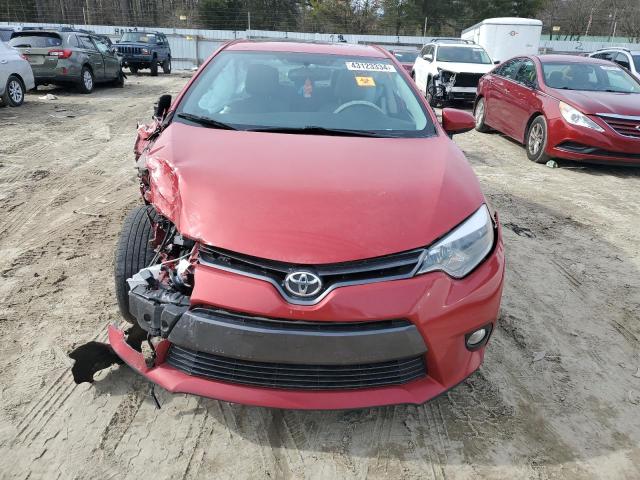 2T1BURHE6FC241173 - 2015 TOYOTA COROLLA L RED photo 5