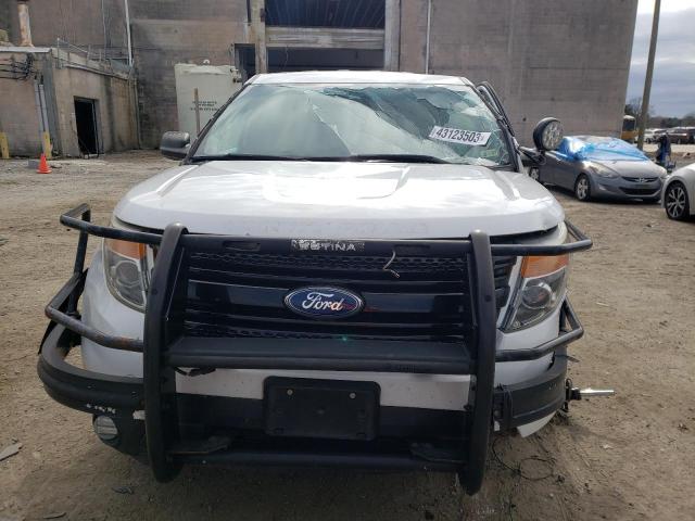 1FM5K8AR8FGB32642 - 2015 FORD EXPLORER POLICE INTERCEPTOR WHITE photo 5