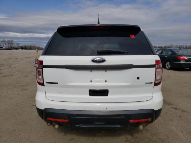 1FM5K8AR8FGB32642 - 2015 FORD EXPLORER POLICE INTERCEPTOR WHITE photo 6