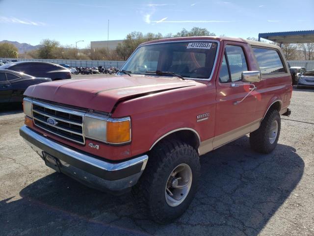 1FMEU15H6LLB20995 - 1990 FORD BRONCO U100 RED photo 1