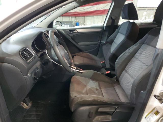 WVWDB7AJ6AW311863 - 2010 VOLKSWAGEN GOLF WHITE photo 7
