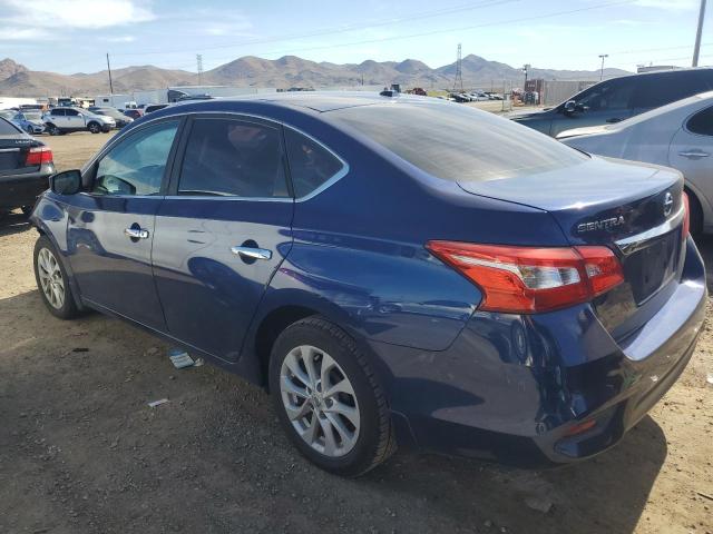 3N1AB7AP5JY347336 - 2018 NISSAN SENTRA S BLUE photo 2