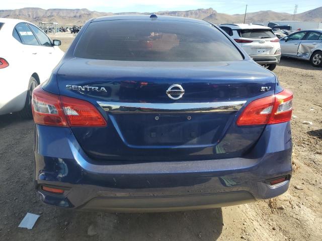 3N1AB7AP5JY347336 - 2018 NISSAN SENTRA S BLUE photo 6