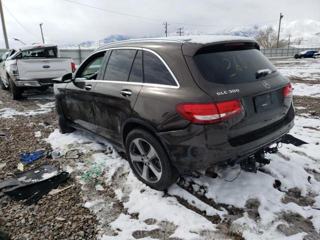 WDC0G4KBXGF030741 - 2016 MERCEDES-BENZ GLC 300 4MATIC BROWN photo 2