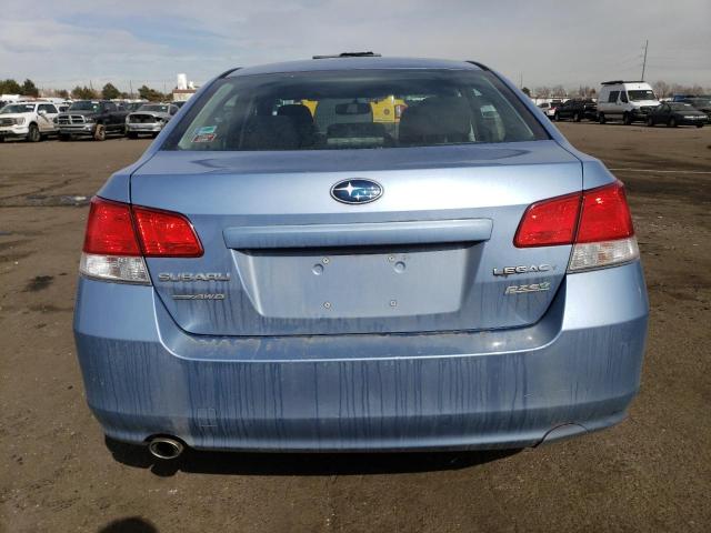 4S3BMBC65B3257911 - 2011 SUBARU LEGACY 2.5I PREMIUM BLUE photo 6