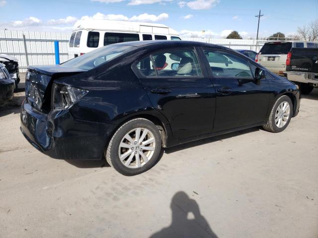 2HGFB2F99CH322692 - 2012 HONDA CIVIC EXL 黑色 照片 3