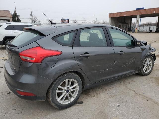 1FADP3K28JL330343 - 2018 FORD FOCUS SE GRAY photo 3