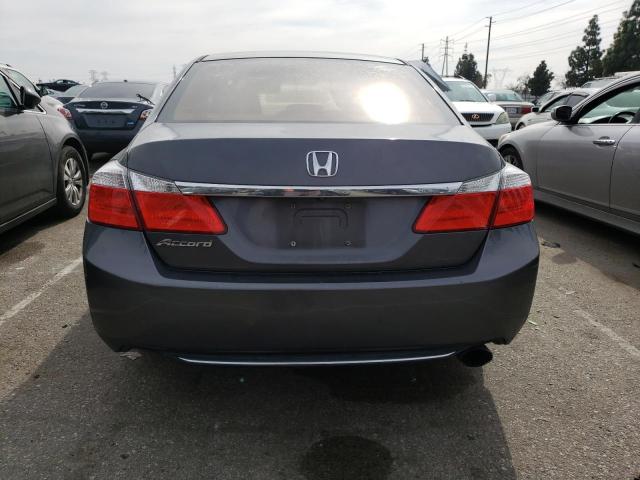 1HGCR2F36DA222530 - 2013 HONDA ACCORD LX GRAY photo 6