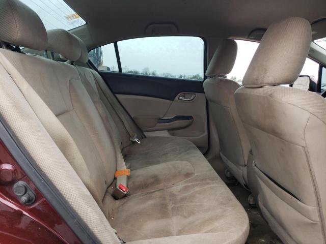 19XFB2F58CE057982 - 2012 HONDA CIVIC LX BURGUNDY photo 10