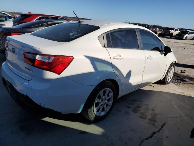 KNADN4A32D6137881 - 2013 KIA RIO EX WHITE photo 3