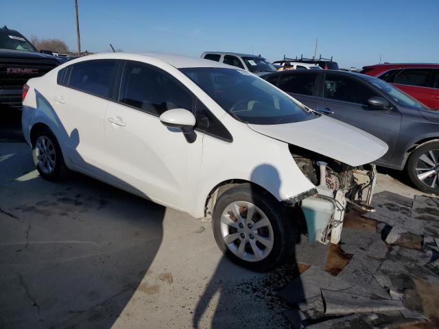 KNADN4A32D6137881 - 2013 KIA RIO EX WHITE photo 4