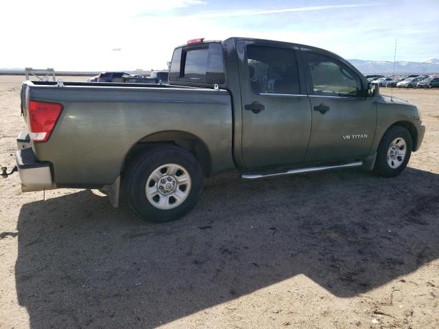 1N6AA07A95N533083 - 2005 NISSAN TITAN XE GREEN photo 3