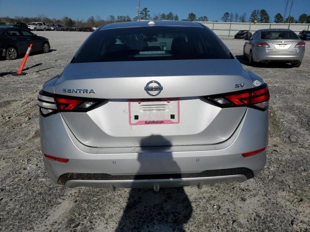 3N1AB8CV6NY207626 - 2022 NISSAN SENTRA SV SILVER photo 6