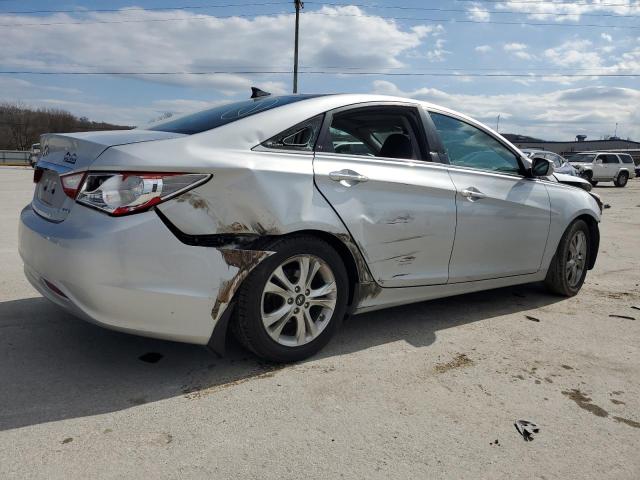 5NPEC4AC8DH603140 - 2013 HYUNDAI SONATA SE SILVER photo 3