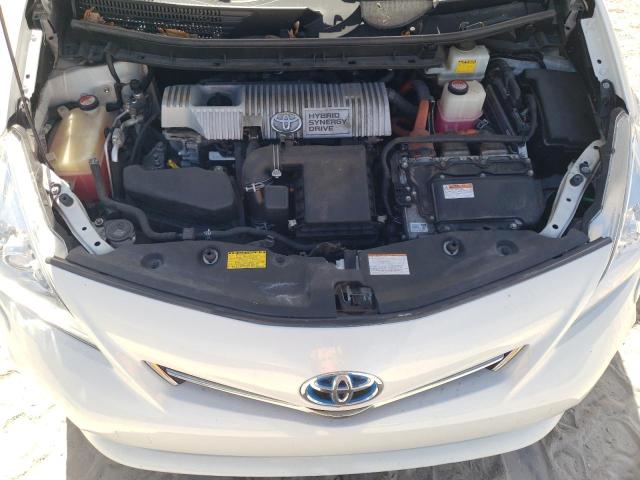 JTDZN3EU2EJ015249 - 2014 TOYOTA PRIUS V WHITE photo 11