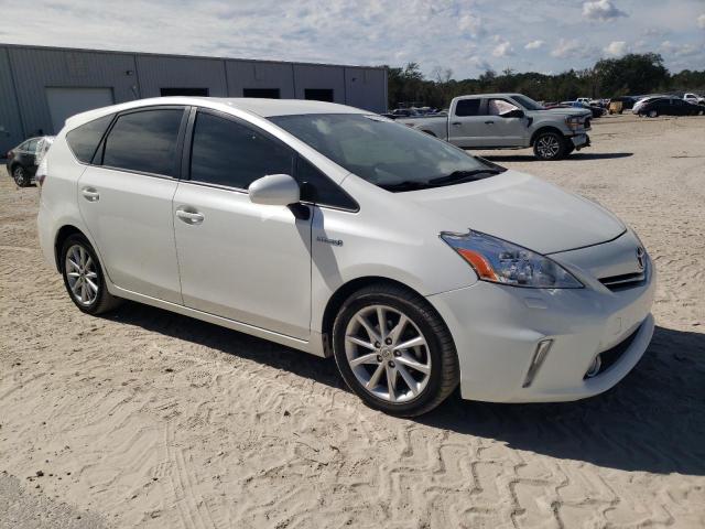 JTDZN3EU2EJ015249 - 2014 TOYOTA PRIUS V WHITE photo 4