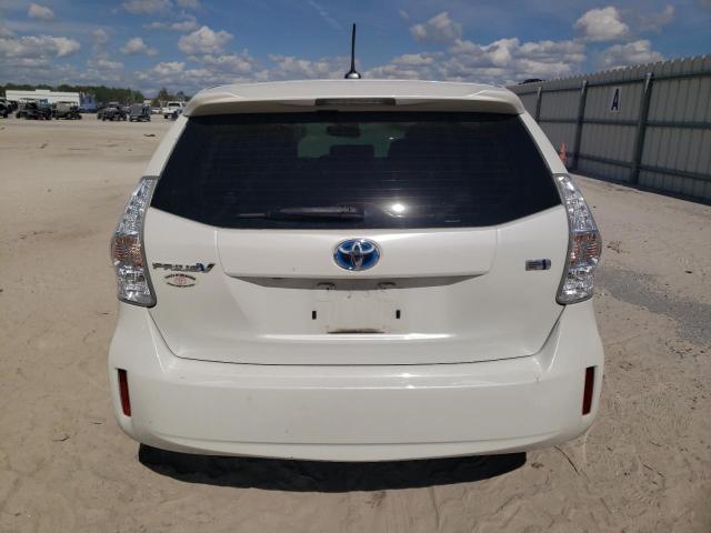 JTDZN3EU2EJ015249 - 2014 TOYOTA PRIUS V WHITE photo 6