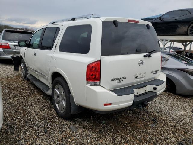 5N1BA0NE0CN609344 - 2012 NISSAN ARMADA SV WHITE photo 2