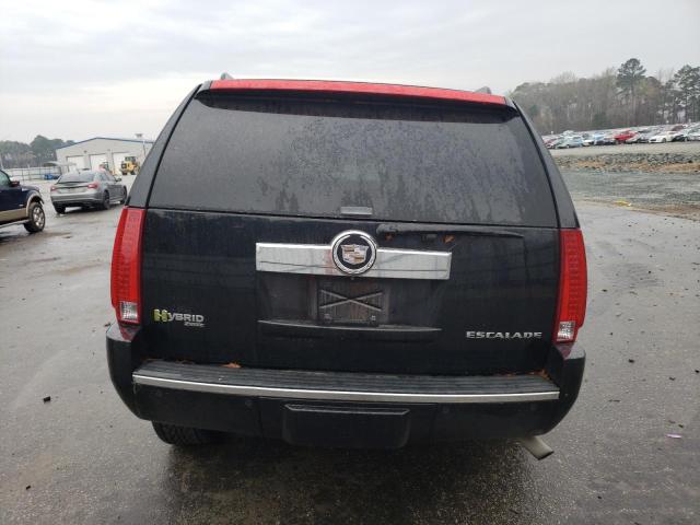 1GYFK43559R125551 - 2009 CADILLAC ESCALADE HYBRID BLACK photo 6