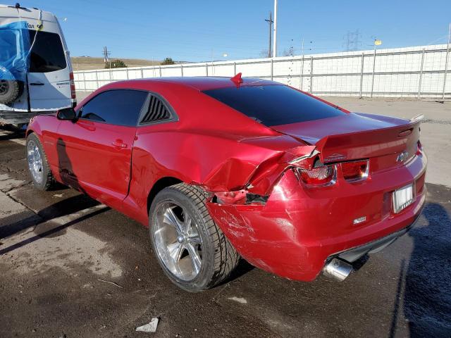 2G1FB1E31D9152127 - 2013 CHEVROLET CAMARO LT RED photo 2