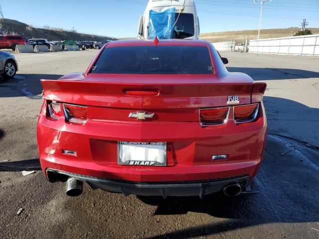 2G1FB1E31D9152127 - 2013 CHEVROLET CAMARO LT RED photo 6