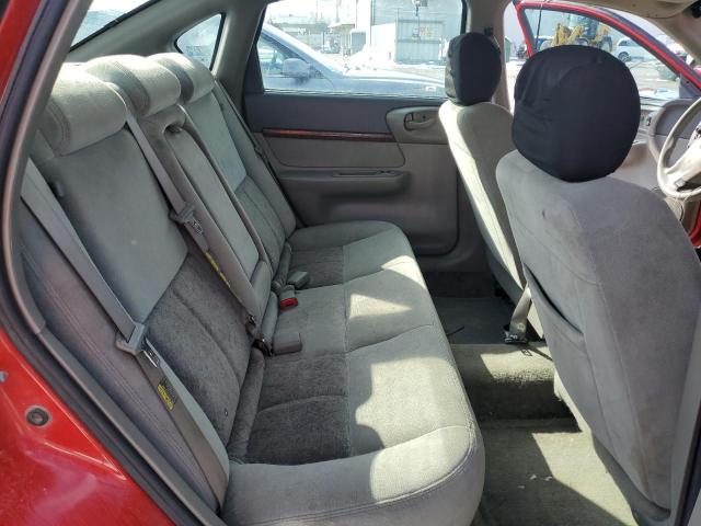 2G1WF52E649313461 - 2004 CHEVROLET IMPALA RED photo 10