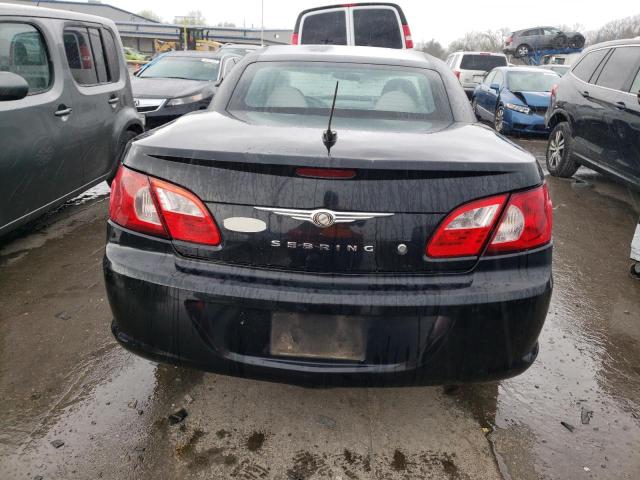 1C3LC45K48N208066 - 2008 CHRYSLER SEBRING BLACK photo 6