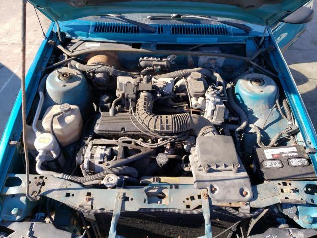 1G1JC5446N7255913 - 1992 CHEVROLET CAVALIER VL TURQUOISE photo 11